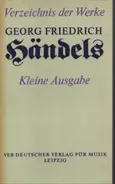 Händel - Verzeichnis der Werke Georg Friedrich Händels (HWV). (Kleine Ausgabe)