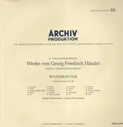 LP - Händel - Wassermusik,, Berliner Philh Orch, F. Lehmann