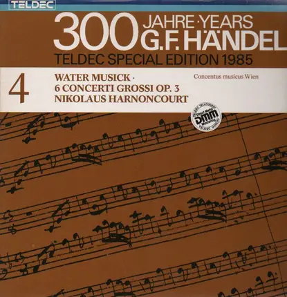 Händel (Harnoncourt) - Water Musick / 6 Concerti grossi op.3