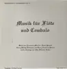 LP - Händel, Telemann, Mancini - Musik für Flöte und Cembalo