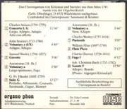 CD - Händel, Bach, Stanley, Wesley, Reinhardt Menger - Claviorganum