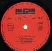 12inch Vinyl Single - Hagen - Von Null auf Hundert