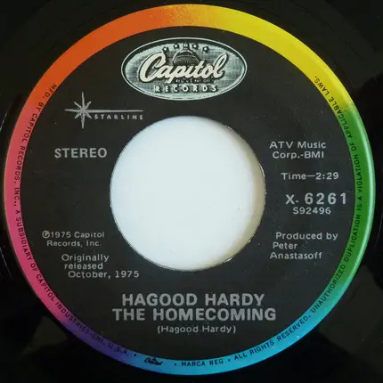Hagood Hardy - The Homecoming / Love Theme From 'Missouri Breaks'
