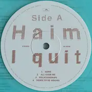 Double LP - Haim - I Quit - Light Blue Translucent vinyl