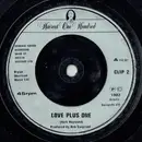 7inch Vinyl Single - Haircut One Hundred - Love Plus One - Company Sleeve
