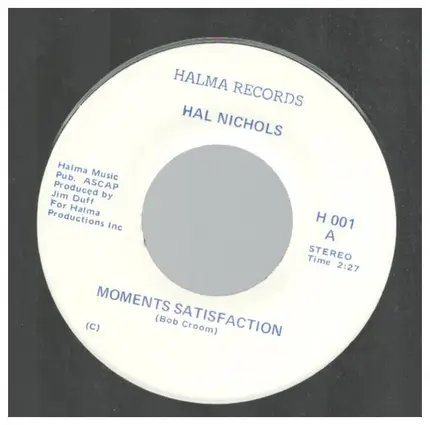 Hal Nichols - Moments Satisfaction