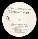 12inch Vinyl Single - Halusanation - Celebrate Tonight - RARE Promo