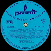 LP - Halina Kunicka - Kunicka - Blue Label