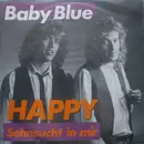 7inch Vinyl Single - Happy - Baby Blue