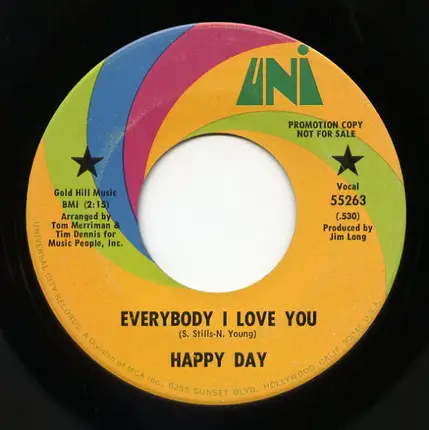 Happy Day - Everybody I Love You/Retribution