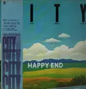 LP - Happy End - City - Happy End Best Album - Gatefold +Blue Obi, OIS