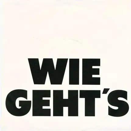 Happy Hour - Wie Geht's?