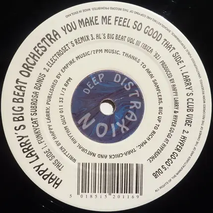 Happy Larry's Big Beat Orchestra - You Make Me Feel So Good