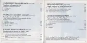 CD - Mozart , Bach a.o - Symphony In D - Eine Kleine Nachtmusik - Brandenburgisches Konzert No. 3 - Simple Symphony - Water Music