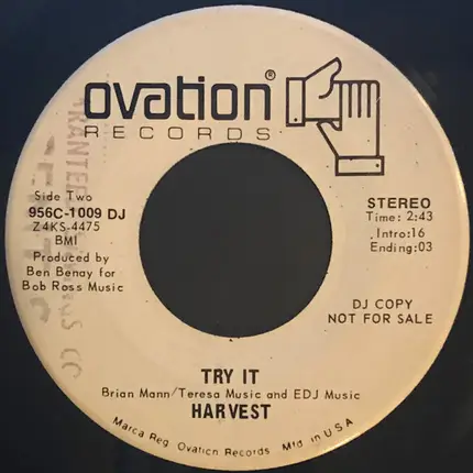Harvest - Once You've Been There