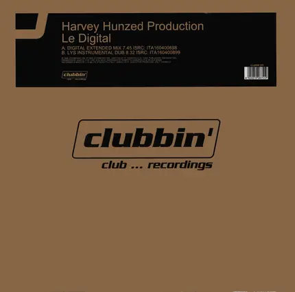 Harvey Hunzed Production - Le Digital