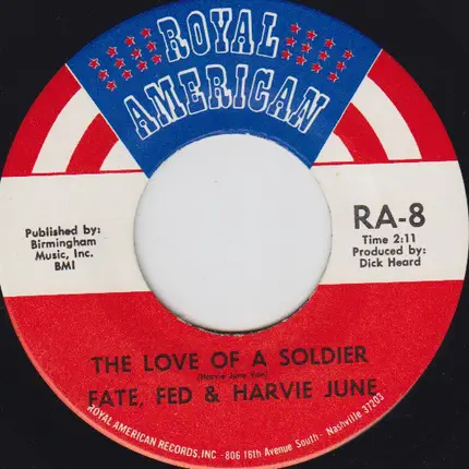 Harvie June Van - Just For Old Time's Sake / Love Of A Soldier
