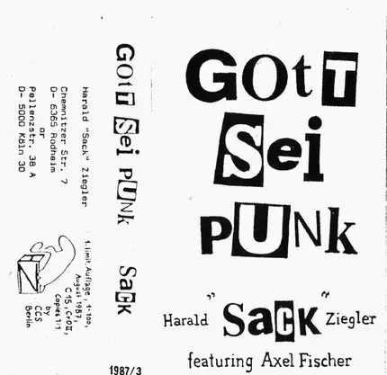 Harald Sack Ziegler Featuring Axel Fischer - Gott Sei Punk