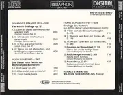 CD - Brahms / Schubert / Wolf - Lieder