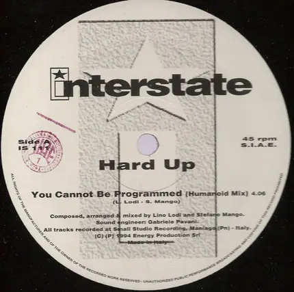 Hard Up - You Cannot Be Programmed