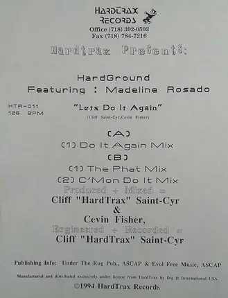 Hardground Featuring Madeline Rosado - Let's Do It Again