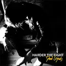 7inch Vinyl Single - Harder The Fight - Dead Legends - grey/ black splatter