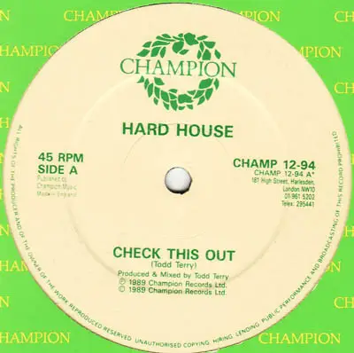 Hardhouse - Check This Out / 11:55