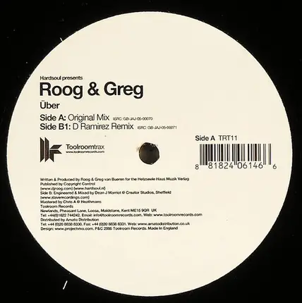 Hardsoul Presents DJ Roog & Greg - Über