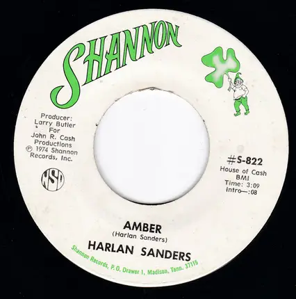 Harlan Sanders - She Says I Look Like Daddy / Amber