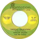 7inch Vinyl Single - Harlow Wilcox And The Oakies - Groovy Grubworm