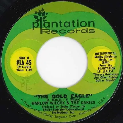 Harlow Wilcox And The Oakies - Golden Guitar Flower / The Gold Eagle