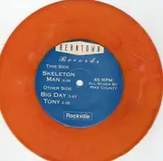 7inch Vinyl Single - Harmony Rockets - Skeleton Man - Orange