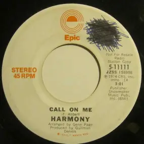 Harmony - Call On Me