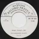 7inch Vinyl Single - Harmoneers Quartet - What Could I Do / Weapon of Prayer
