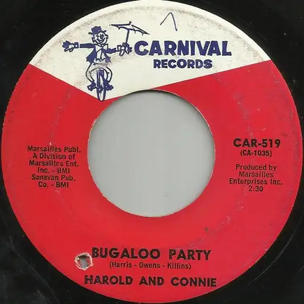 Harold And Connie - Bugaloo Party / Everybody's Doing It