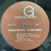 LP - Harold Betters - At The Encore