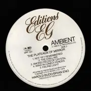 LP - Harold Budd & Brian Eno - Ambient 2: The Plateaux Of Mirror - +Insert