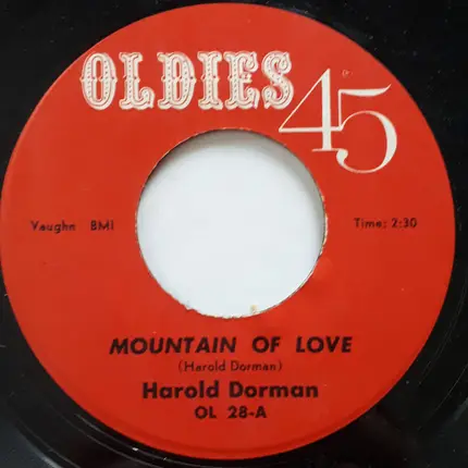 Harold Dorman / Jack Scott - Mountain Of Love / My True Love