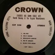 LP - Harold Hensley And The Virginia Mountaineers - Favorite Hoe Down Fiddle Hits