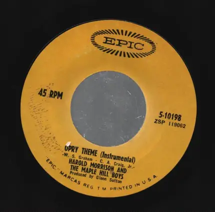 Harold Morrison & The Maple Hill Boys - Opry Theme ( Instrumental)