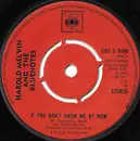 7inch Vinyl Single - Harold Melvin And The Blue Notes - If You Don't Know Me By Now - Push-Out Centre