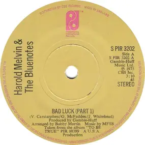 Harold Melvin - Bad Luck (Part 1)