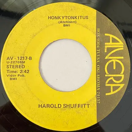 Harold Shuffitt - Hangover Blues / Honkytonkitus