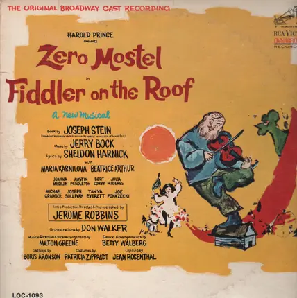 Harold Prince - Fiddler On The Roof - The Original Broadway Cast Recordings