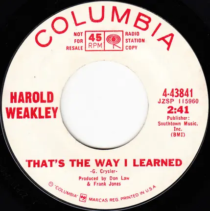 Harold Weakley - To Russia With Care