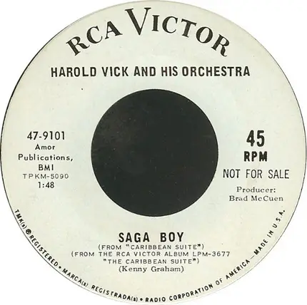 Harold Vick And His Orchestra - Tiempo Medio Lento