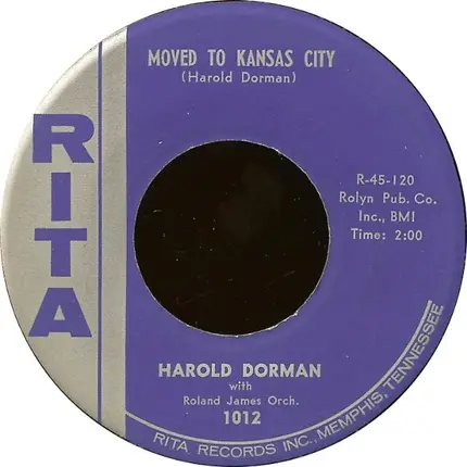 Harold Dorman - Moved To Kansas City / Take A Chance On Me