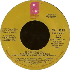 Harold Melvin - I'm Weak For You