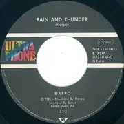 7inch Vinyl Single - Harpo - Rain And Thunder / Records And Tapes