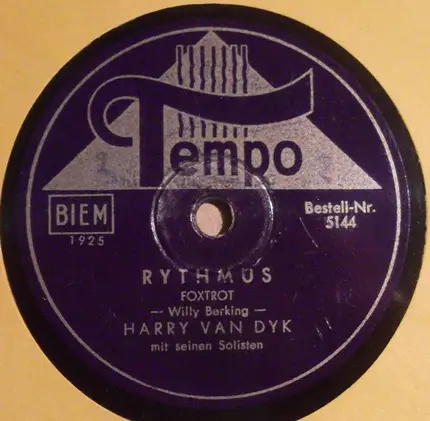 Harry Van Dyk Mit Seinen Solisten - Mitternacht Am Congo / Rythmus